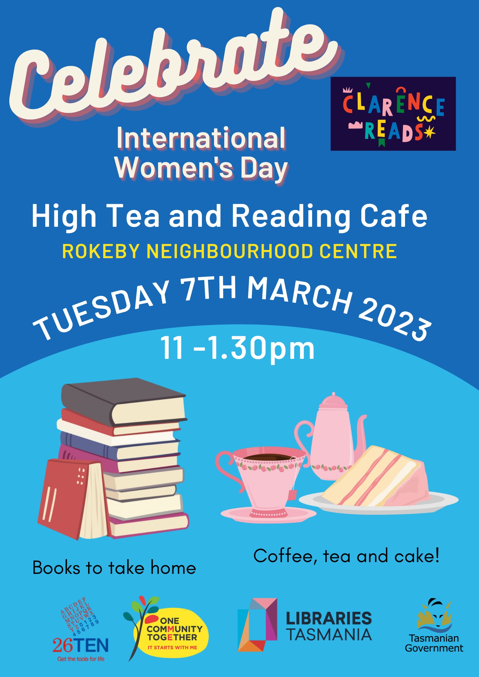 High Tea and Reading Cafe One Community Together